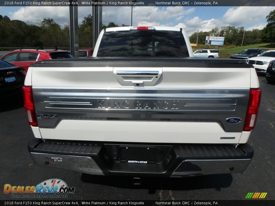 2018 Ford F150 King Ranch SuperCrew 4x4 White Platinum / King Ranch Kingsville Photo #10