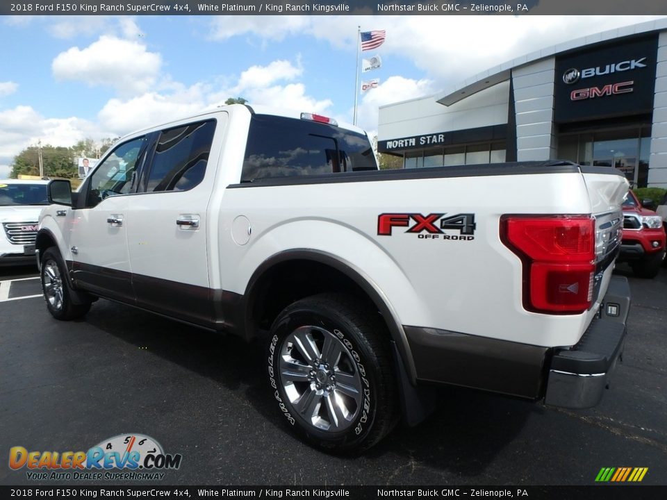 2018 Ford F150 King Ranch SuperCrew 4x4 White Platinum / King Ranch Kingsville Photo #11