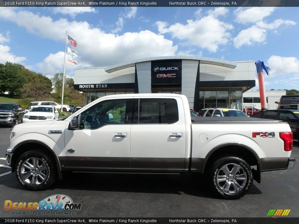 2018 Ford F150 King Ranch SuperCrew 4x4 White Platinum / King Ranch Kingsville Photo #12