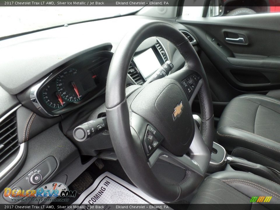 2017 Chevrolet Trax LT AWD Silver Ice Metallic / Jet Black Photo #17