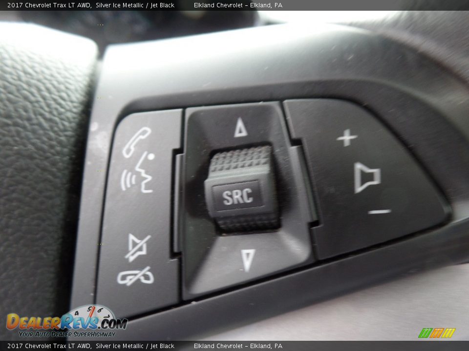 2017 Chevrolet Trax LT AWD Silver Ice Metallic / Jet Black Photo #21