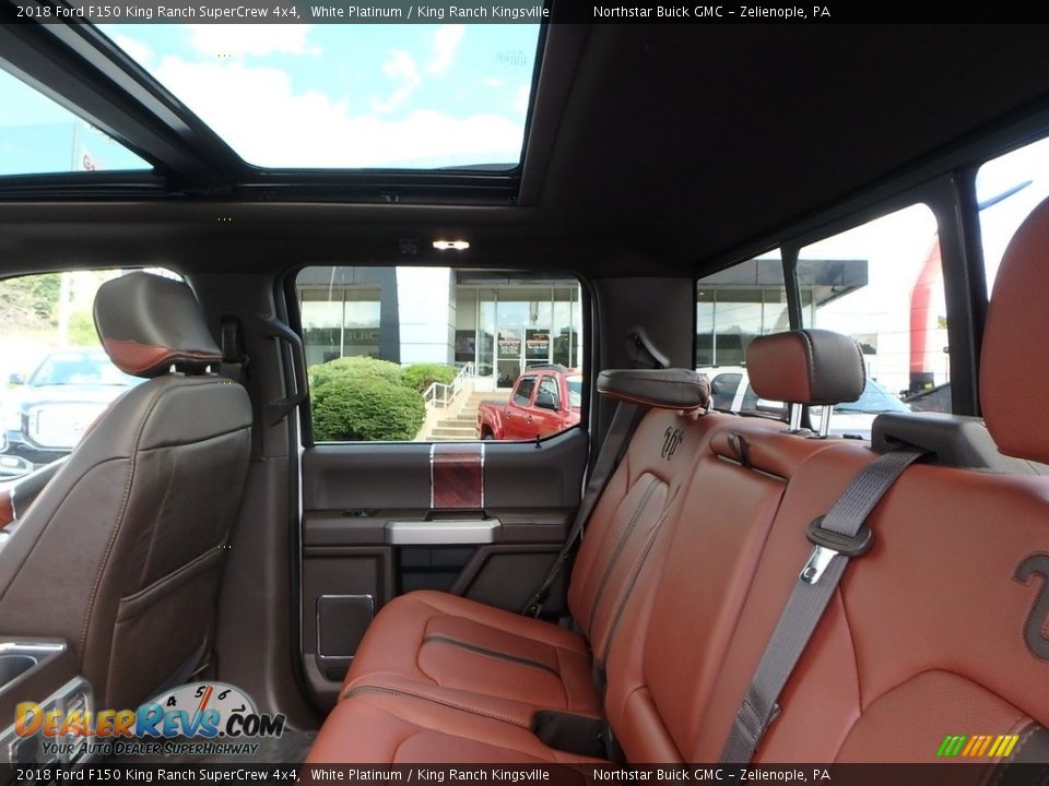 2018 Ford F150 King Ranch SuperCrew 4x4 White Platinum / King Ranch Kingsville Photo #20
