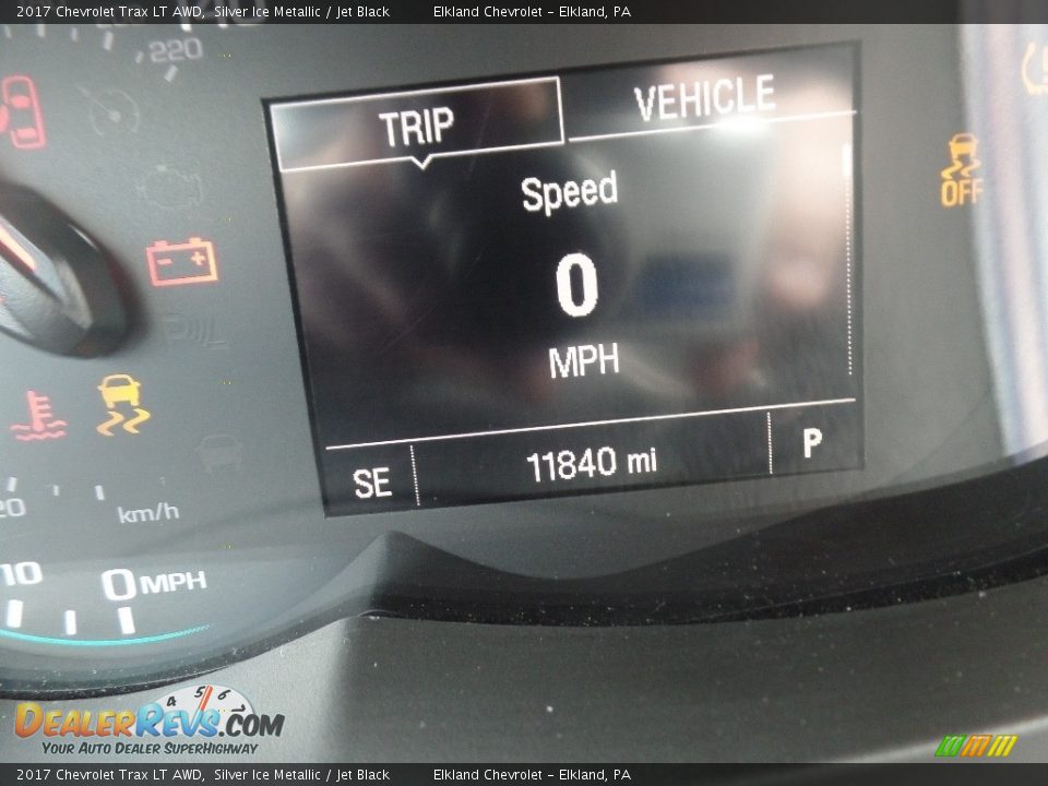 2017 Chevrolet Trax LT AWD Silver Ice Metallic / Jet Black Photo #22