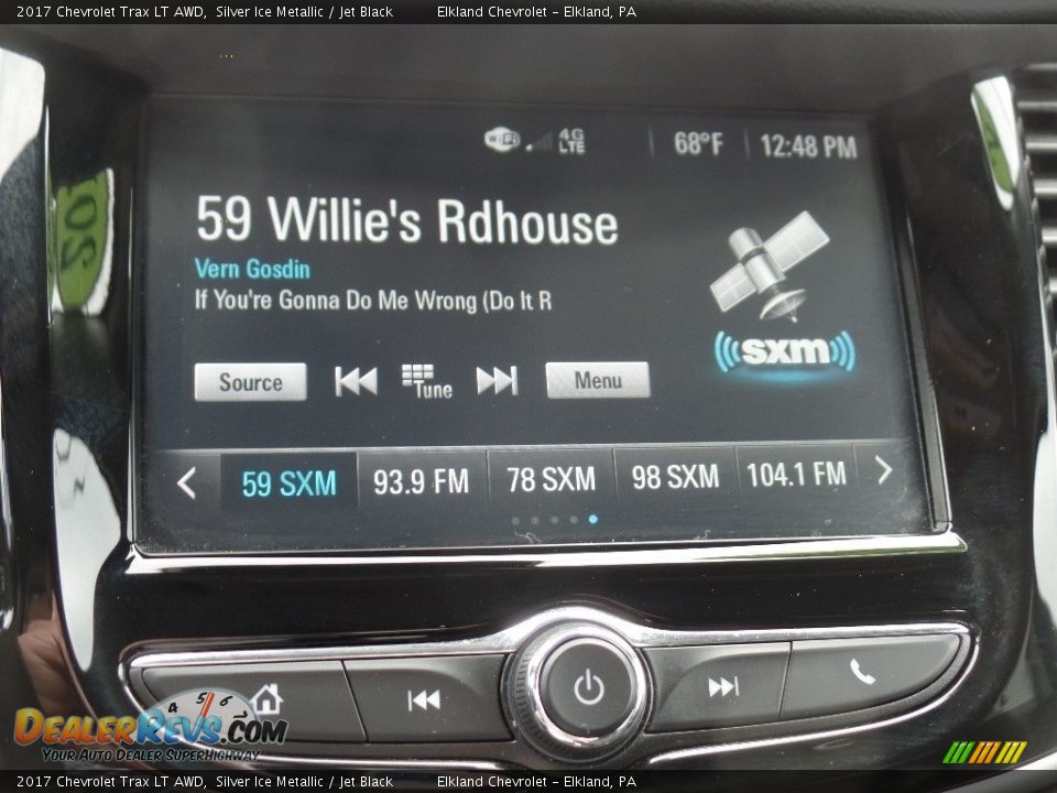 2017 Chevrolet Trax LT AWD Silver Ice Metallic / Jet Black Photo #25