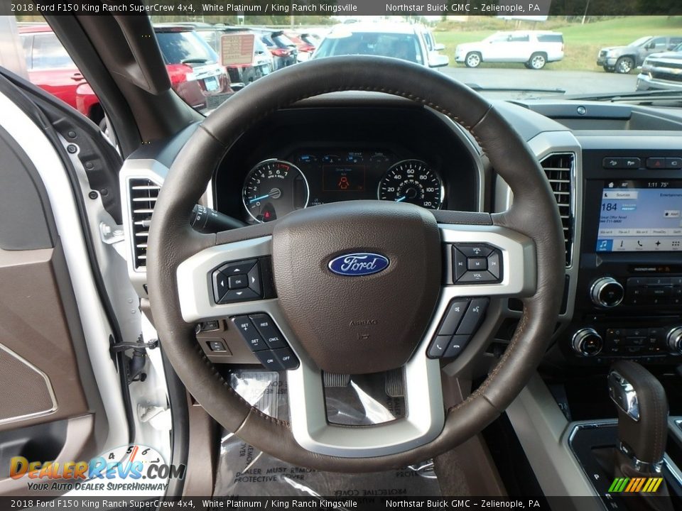 2018 Ford F150 King Ranch SuperCrew 4x4 White Platinum / King Ranch Kingsville Photo #23