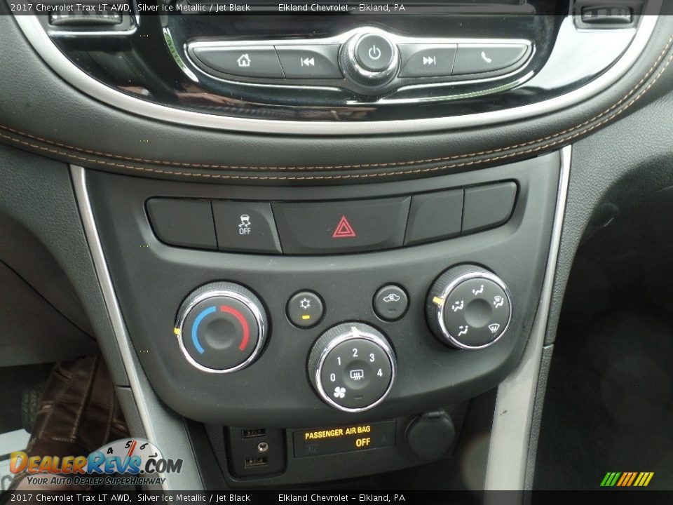 2017 Chevrolet Trax LT AWD Silver Ice Metallic / Jet Black Photo #27