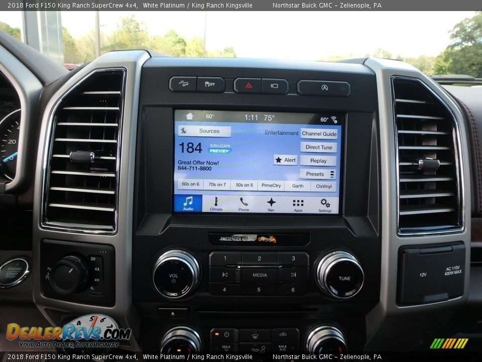2018 Ford F150 King Ranch SuperCrew 4x4 White Platinum / King Ranch Kingsville Photo #26