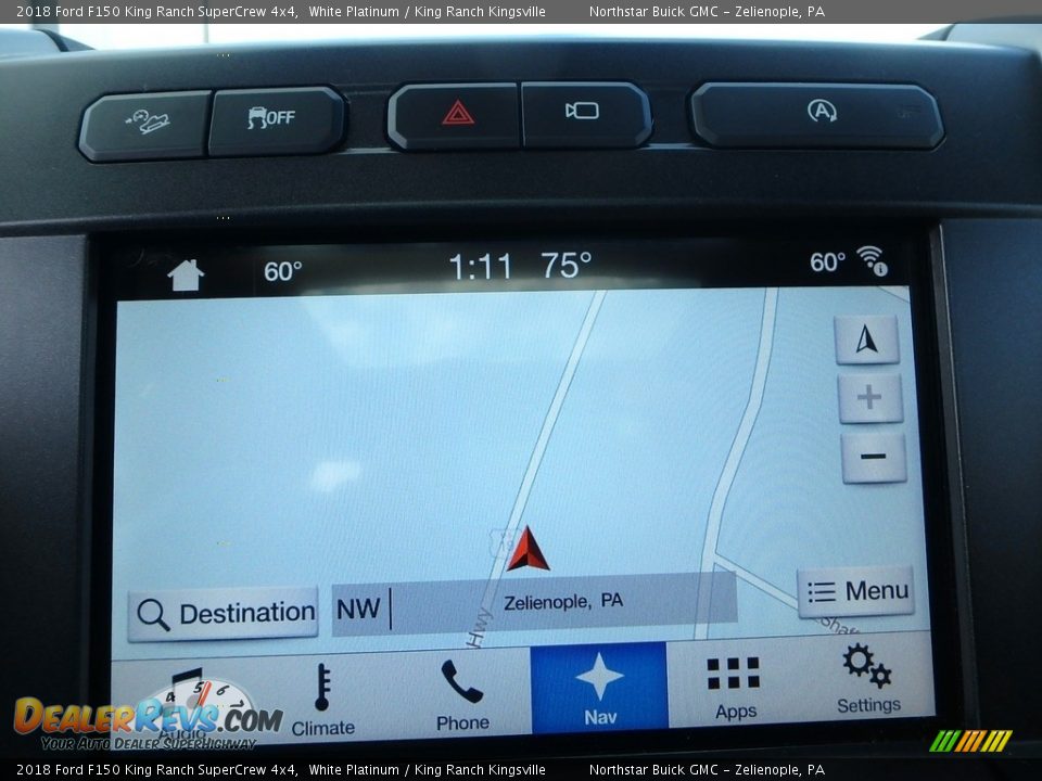 2018 Ford F150 King Ranch SuperCrew 4x4 White Platinum / King Ranch Kingsville Photo #27