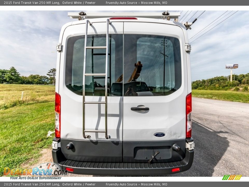 2015 Ford Transit Van 250 MR Long Oxford White / Pewter Photo #5