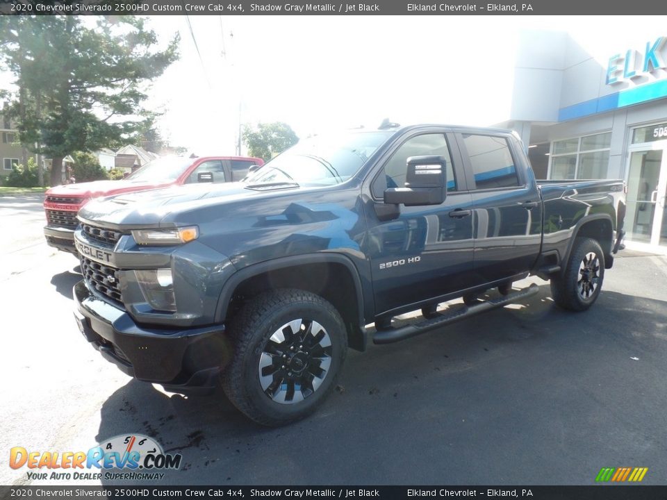 2020 Chevrolet Silverado 2500HD Custom Crew Cab 4x4 Shadow Gray Metallic / Jet Black Photo #1
