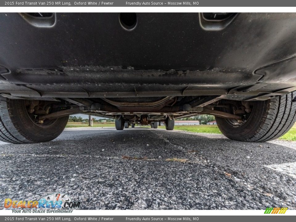 2015 Ford Transit Van 250 MR Long Oxford White / Pewter Photo #10