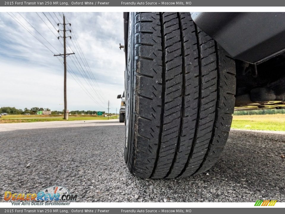 2015 Ford Transit Van 250 MR Long Oxford White / Pewter Photo #11