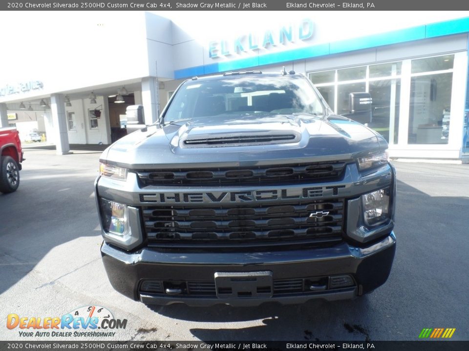 2020 Chevrolet Silverado 2500HD Custom Crew Cab 4x4 Shadow Gray Metallic / Jet Black Photo #3