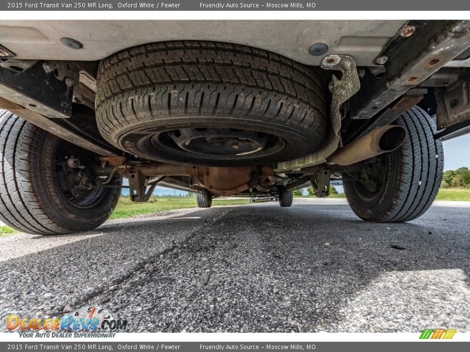 2015 Ford Transit Van 250 MR Long Oxford White / Pewter Photo #13