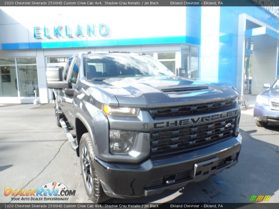 2020 Chevrolet Silverado 2500HD Custom Crew Cab 4x4 Shadow Gray Metallic / Jet Black Photo #4