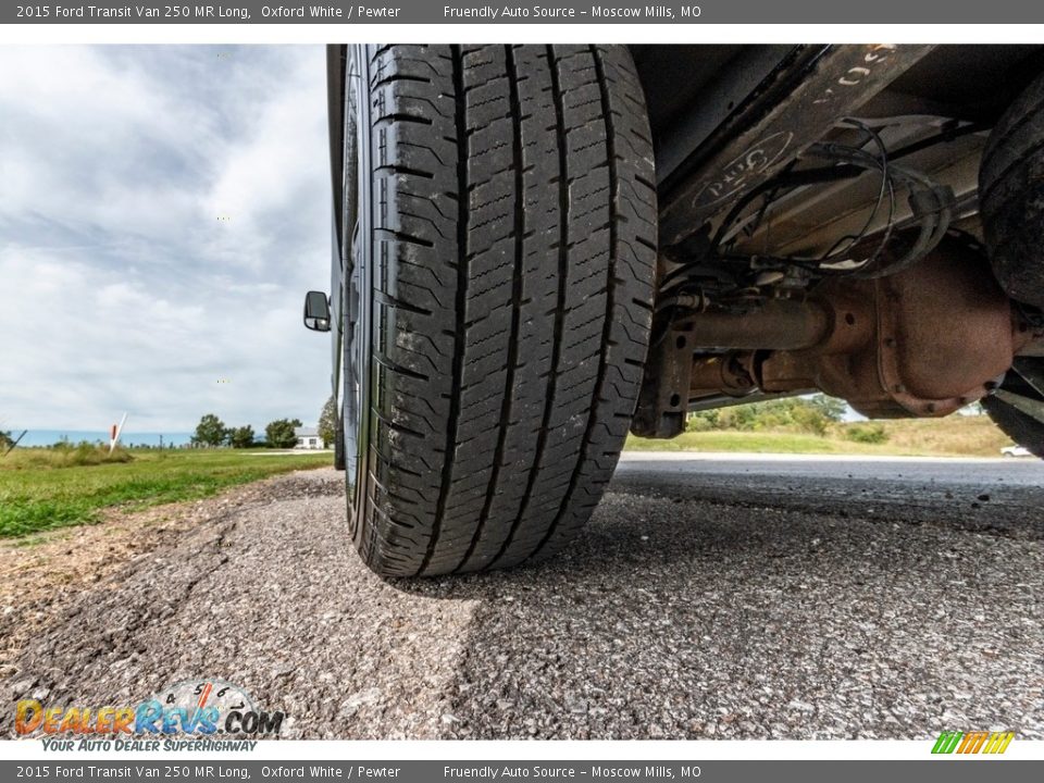 2015 Ford Transit Van 250 MR Long Oxford White / Pewter Photo #14