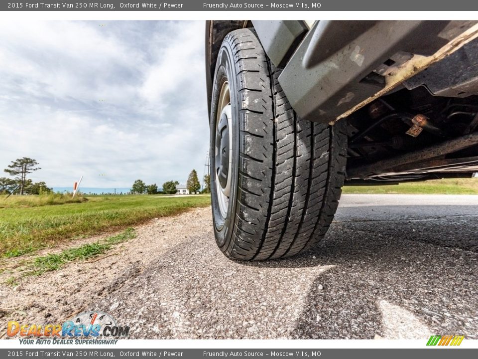 2015 Ford Transit Van 250 MR Long Oxford White / Pewter Photo #15