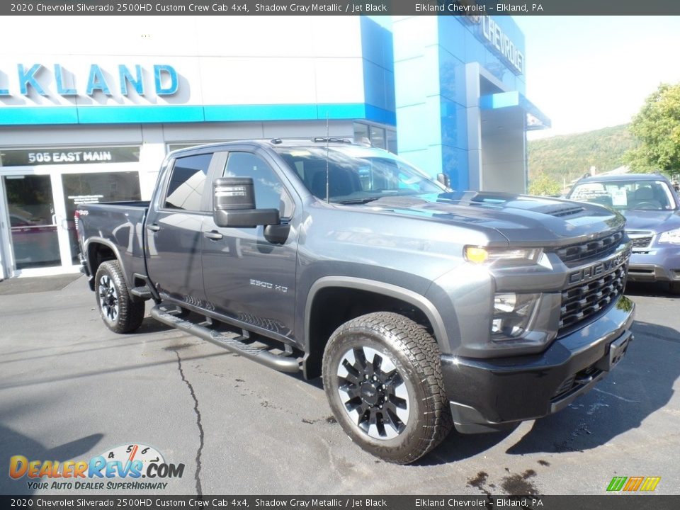 2020 Chevrolet Silverado 2500HD Custom Crew Cab 4x4 Shadow Gray Metallic / Jet Black Photo #5