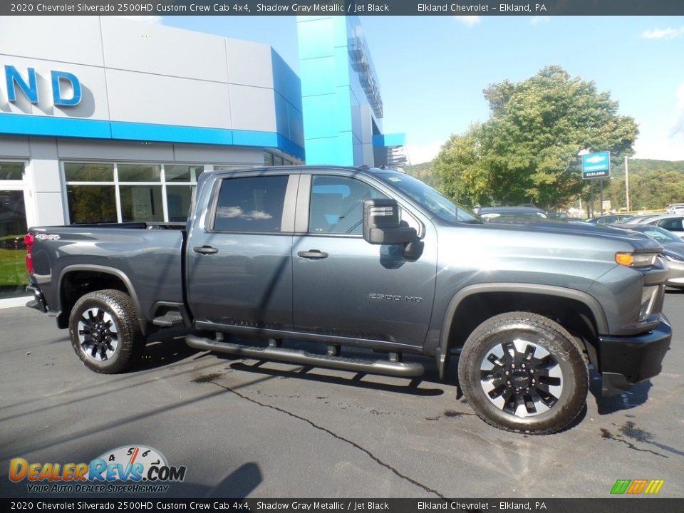 2020 Chevrolet Silverado 2500HD Custom Crew Cab 4x4 Shadow Gray Metallic / Jet Black Photo #6