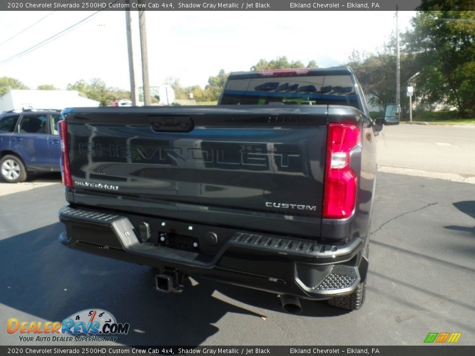 2020 Chevrolet Silverado 2500HD Custom Crew Cab 4x4 Shadow Gray Metallic / Jet Black Photo #8