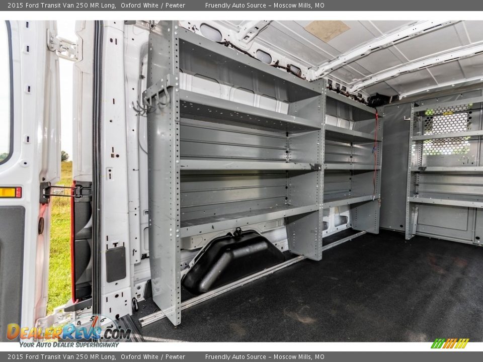 2015 Ford Transit Van 250 MR Long Oxford White / Pewter Photo #21
