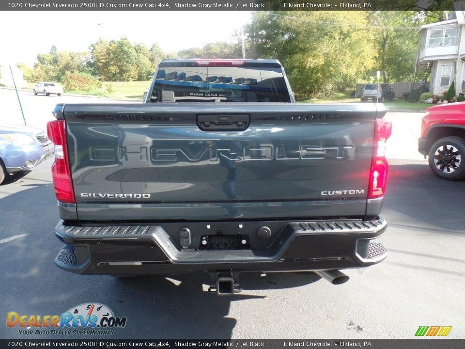 2020 Chevrolet Silverado 2500HD Custom Crew Cab 4x4 Shadow Gray Metallic / Jet Black Photo #9