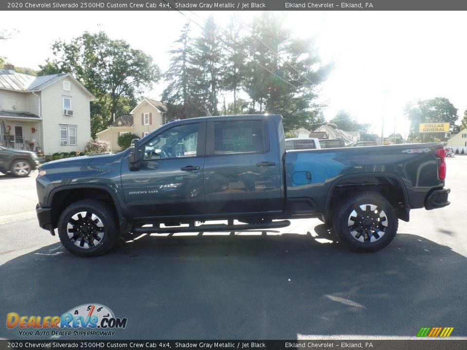 2020 Chevrolet Silverado 2500HD Custom Crew Cab 4x4 Shadow Gray Metallic / Jet Black Photo #11
