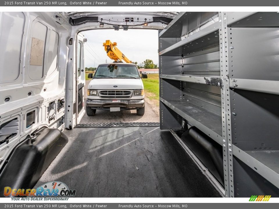 2015 Ford Transit Van 250 MR Long Oxford White / Pewter Photo #25