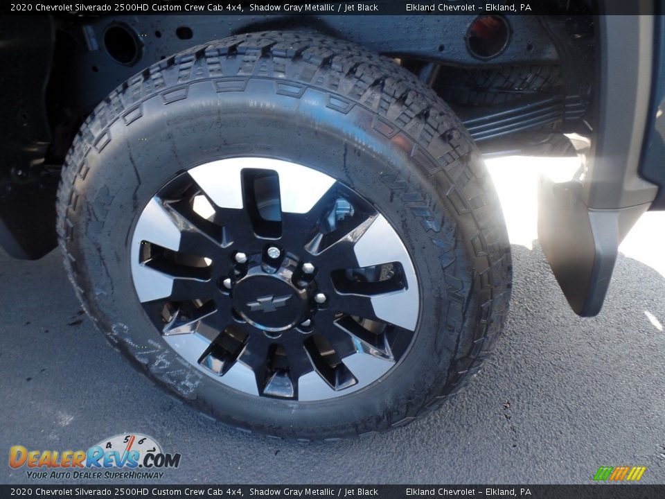 2020 Chevrolet Silverado 2500HD Custom Crew Cab 4x4 Shadow Gray Metallic / Jet Black Photo #12