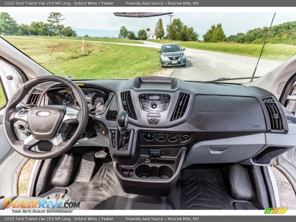 2015 Ford Transit Van 250 MR Long Oxford White / Pewter Photo #31