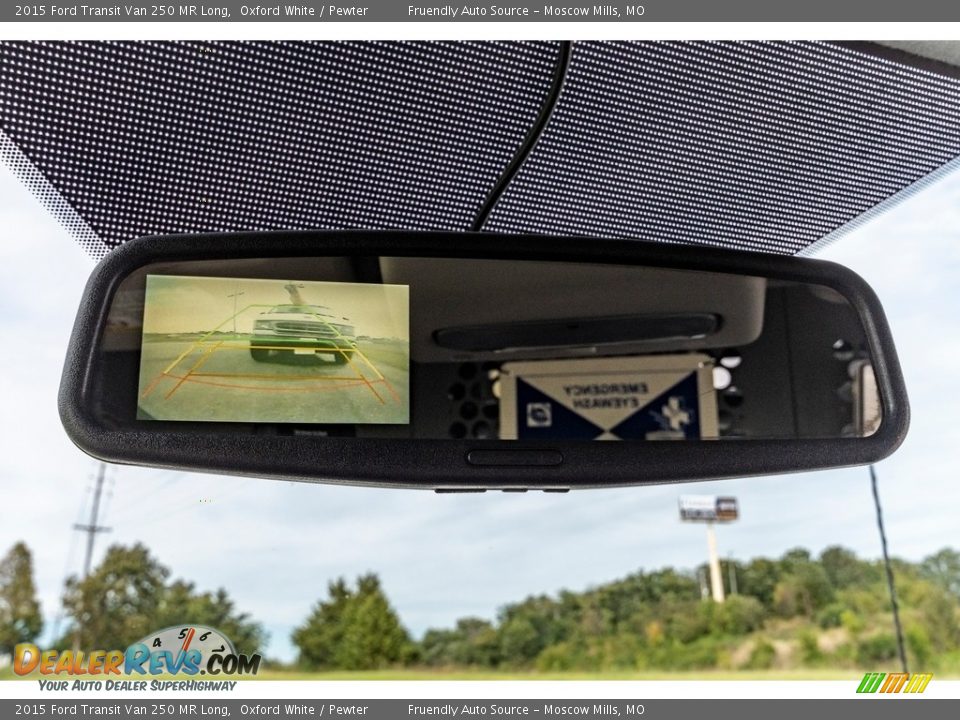 2015 Ford Transit Van 250 MR Long Oxford White / Pewter Photo #33