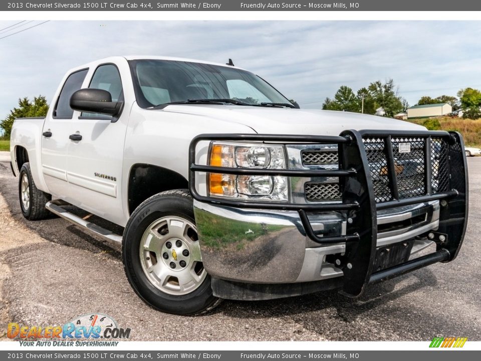 2013 Chevrolet Silverado 1500 LT Crew Cab 4x4 Summit White / Ebony Photo #1