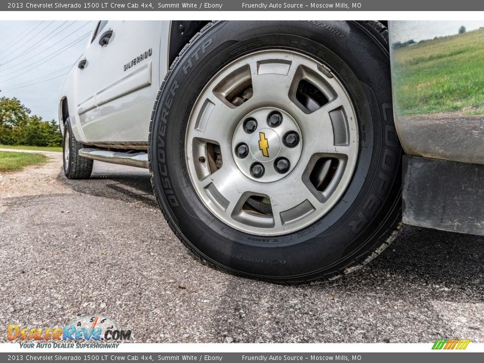 2013 Chevrolet Silverado 1500 LT Crew Cab 4x4 Summit White / Ebony Photo #2