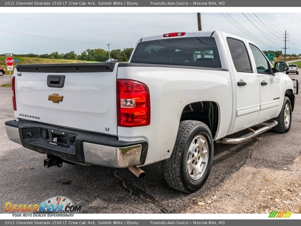 2013 Chevrolet Silverado 1500 LT Crew Cab 4x4 Summit White / Ebony Photo #4