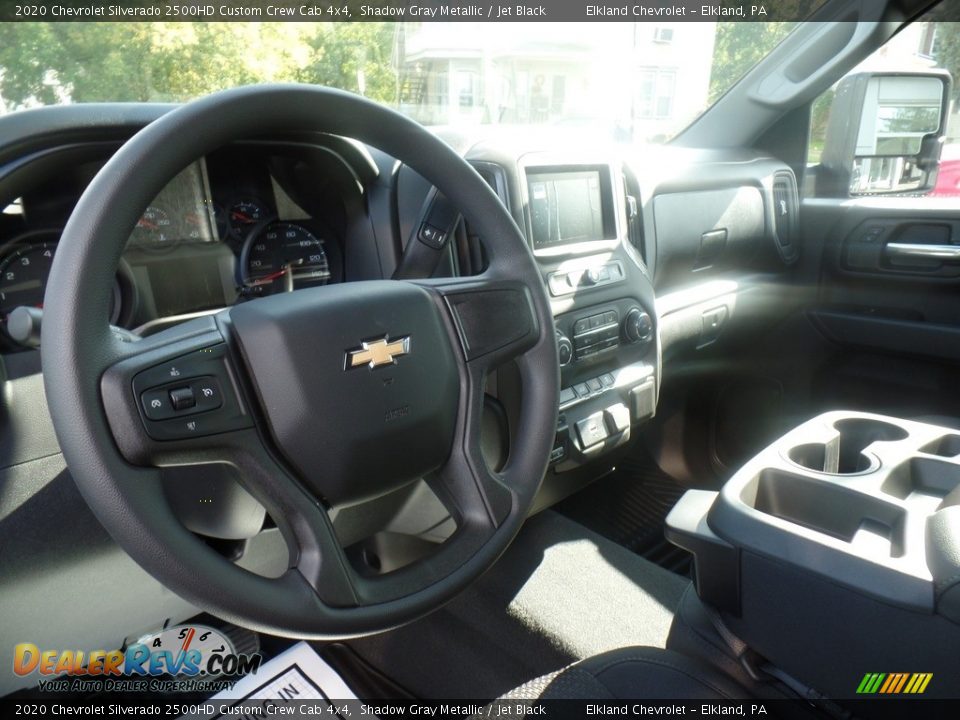 2020 Chevrolet Silverado 2500HD Custom Crew Cab 4x4 Shadow Gray Metallic / Jet Black Photo #22