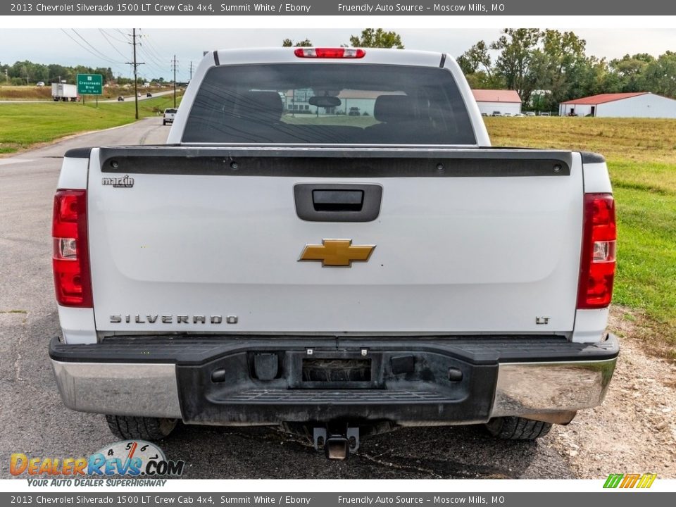 2013 Chevrolet Silverado 1500 LT Crew Cab 4x4 Summit White / Ebony Photo #5