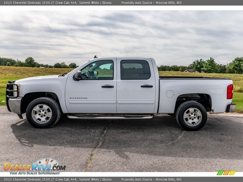 2013 Chevrolet Silverado 1500 LT Crew Cab 4x4 Summit White / Ebony Photo #7