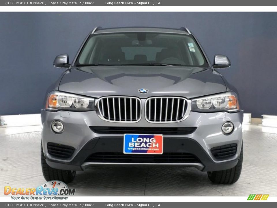 2017 BMW X3 sDrive28i Space Gray Metallic / Black Photo #2