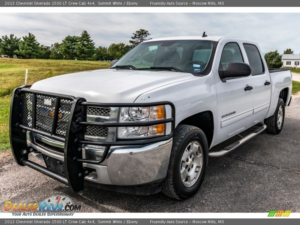 2013 Chevrolet Silverado 1500 LT Crew Cab 4x4 Summit White / Ebony Photo #8