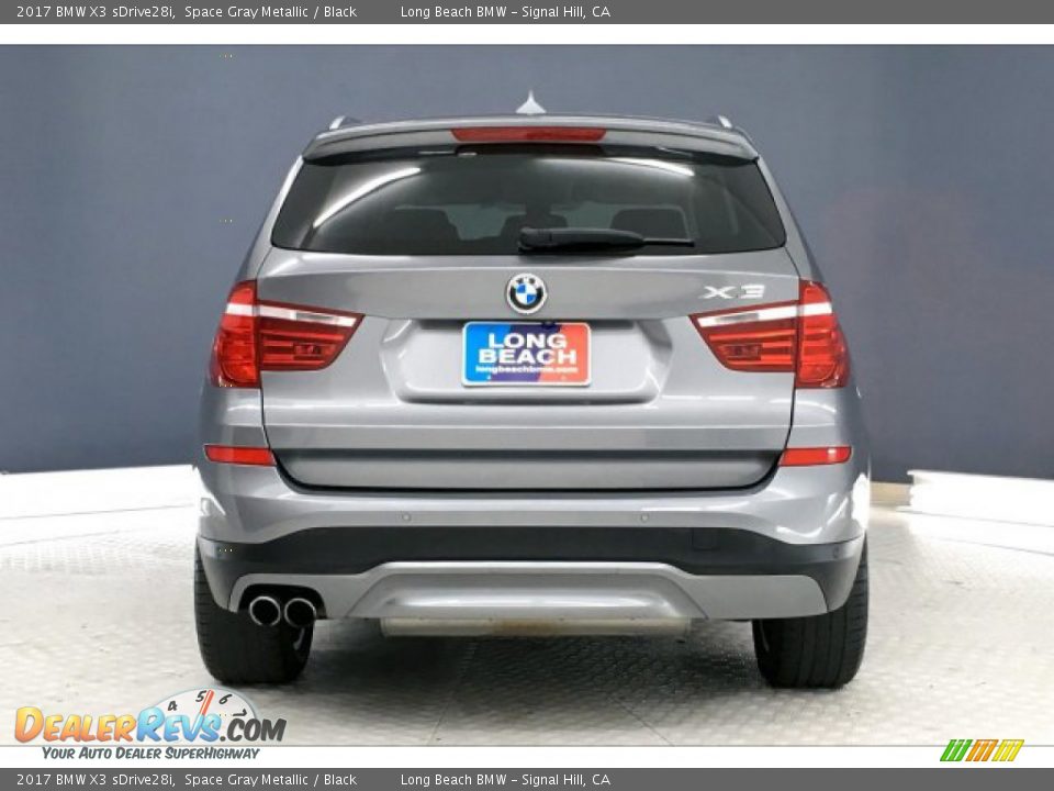 2017 BMW X3 sDrive28i Space Gray Metallic / Black Photo #3