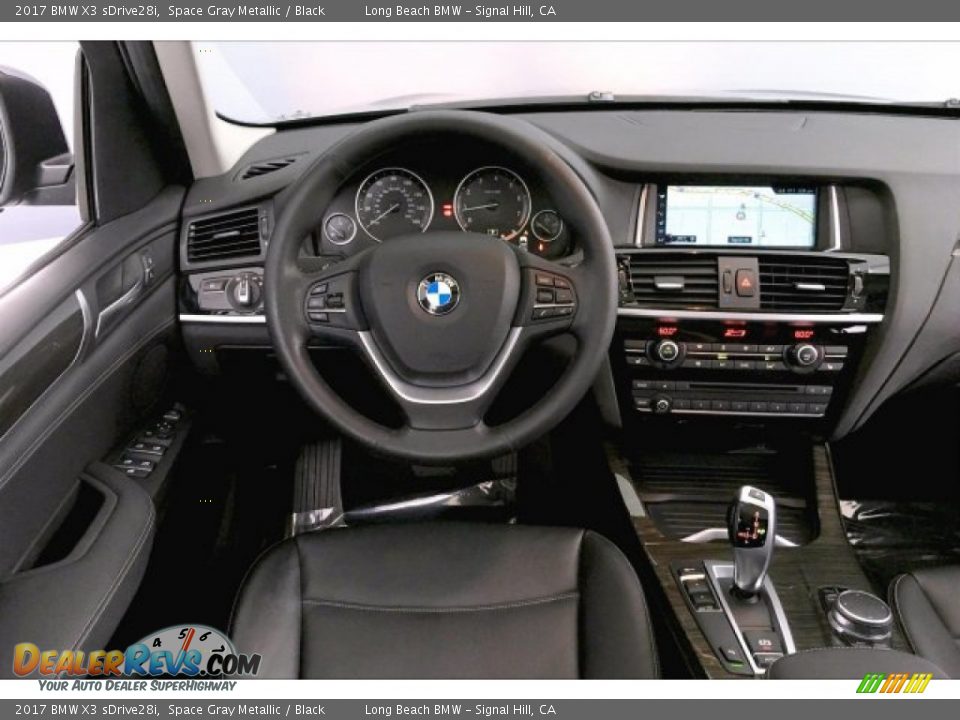 2017 BMW X3 sDrive28i Space Gray Metallic / Black Photo #4