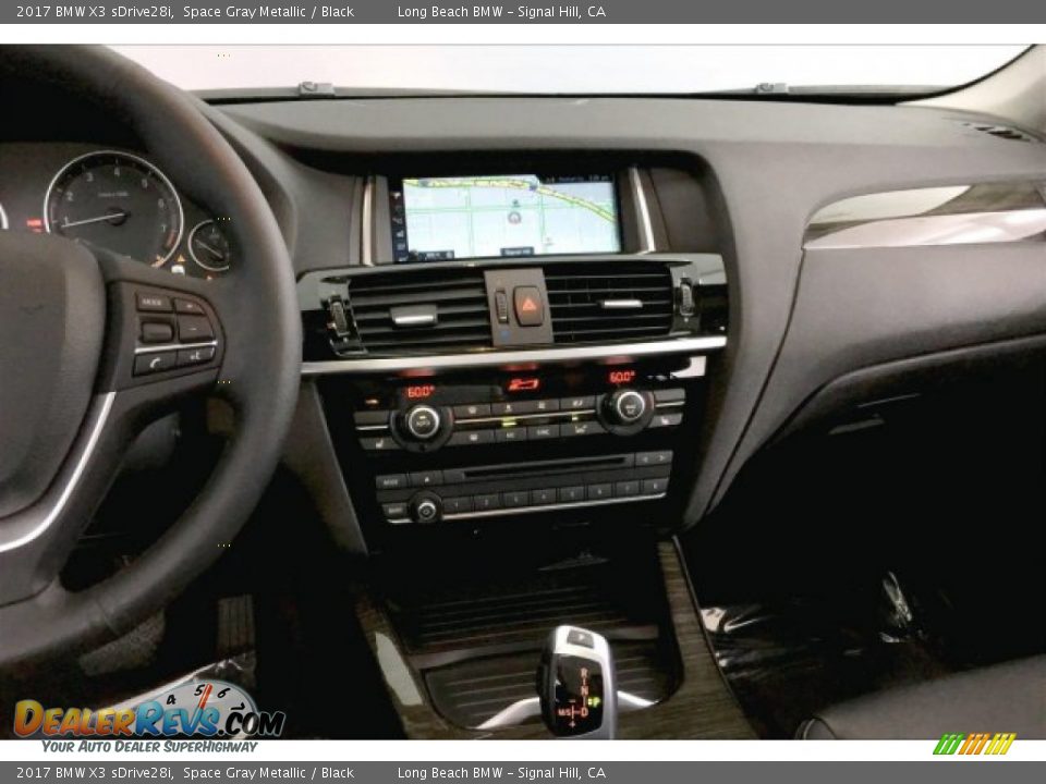 2017 BMW X3 sDrive28i Space Gray Metallic / Black Photo #5