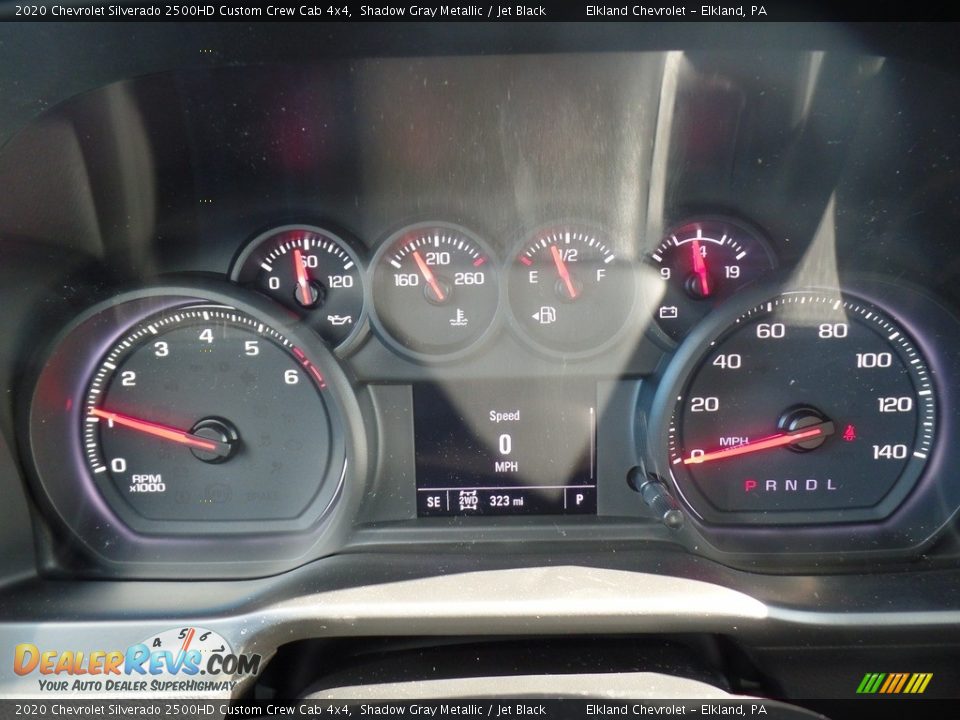 2020 Chevrolet Silverado 2500HD Custom Crew Cab 4x4 Shadow Gray Metallic / Jet Black Photo #27