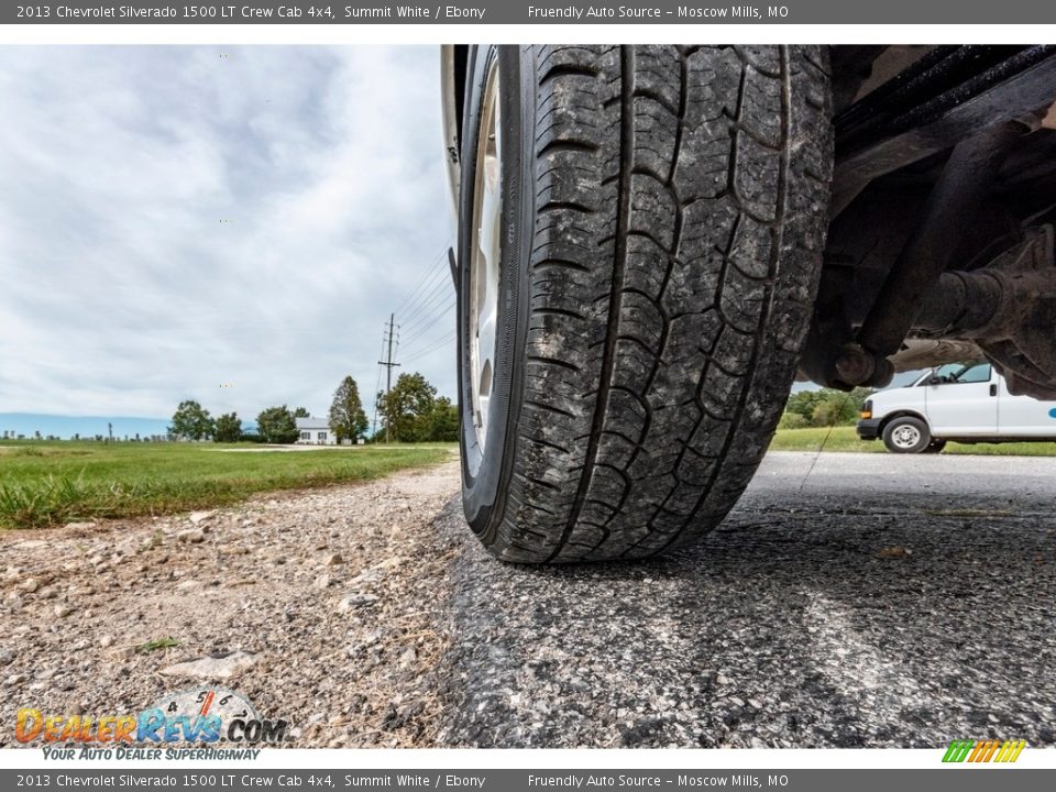 2013 Chevrolet Silverado 1500 LT Crew Cab 4x4 Summit White / Ebony Photo #12