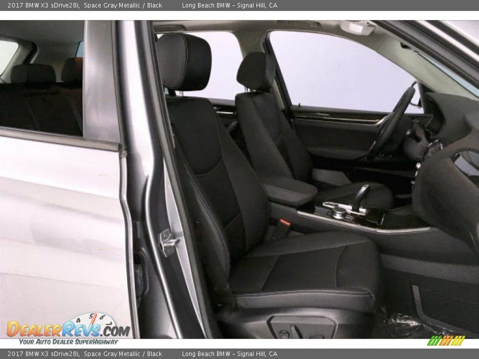 2017 BMW X3 sDrive28i Space Gray Metallic / Black Photo #6