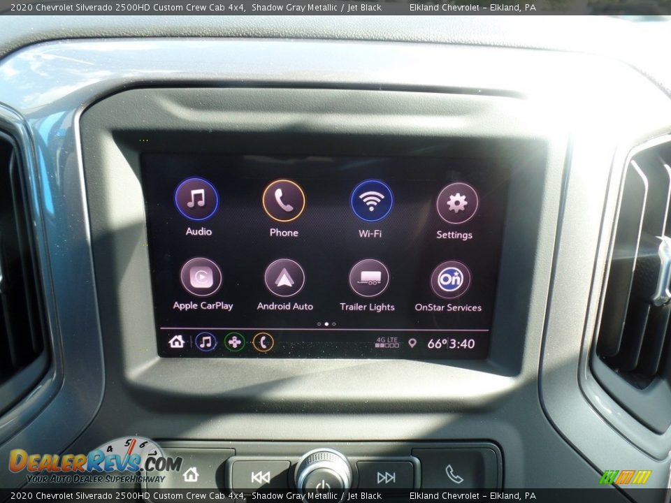 2020 Chevrolet Silverado 2500HD Custom Crew Cab 4x4 Shadow Gray Metallic / Jet Black Photo #29