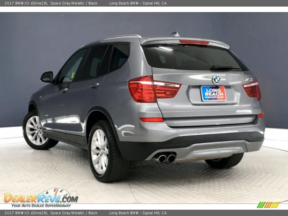 2017 BMW X3 sDrive28i Space Gray Metallic / Black Photo #10