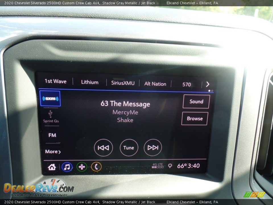 2020 Chevrolet Silverado 2500HD Custom Crew Cab 4x4 Shadow Gray Metallic / Jet Black Photo #30