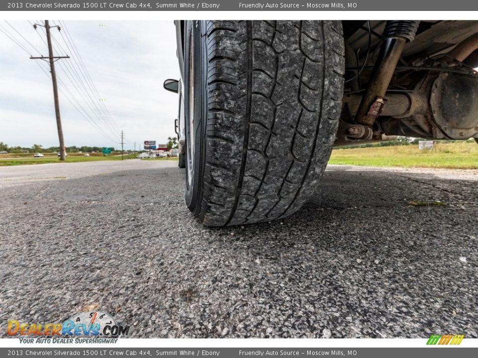 2013 Chevrolet Silverado 1500 LT Crew Cab 4x4 Summit White / Ebony Photo #16