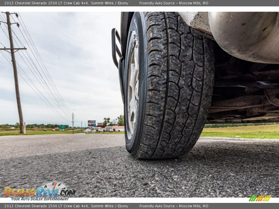 2013 Chevrolet Silverado 1500 LT Crew Cab 4x4 Summit White / Ebony Photo #17